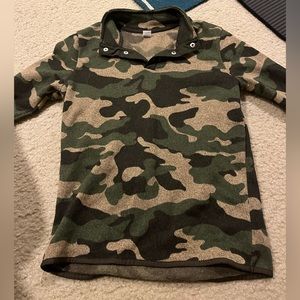 Boys Camo Sweater